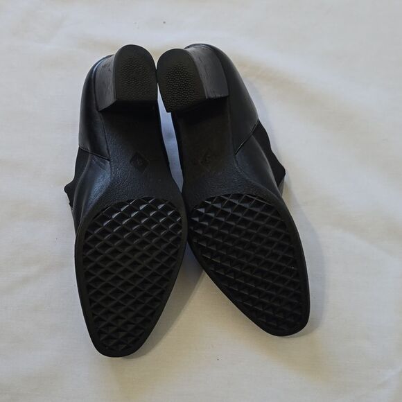 Aerosole Black Leather Shoes size 8 - Picture 8 of 10